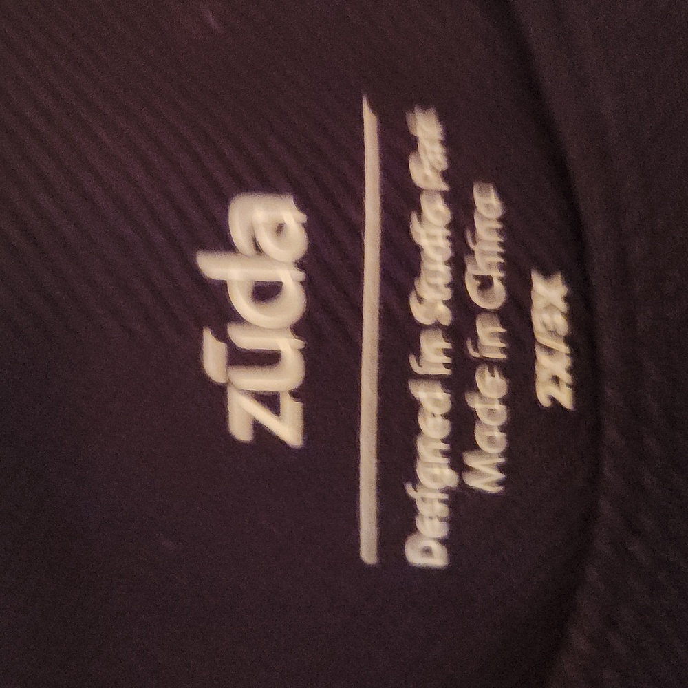 Zuda Athletic Black Long Sleeve Shirt Wimans Size 2X - Picture 2 of 8